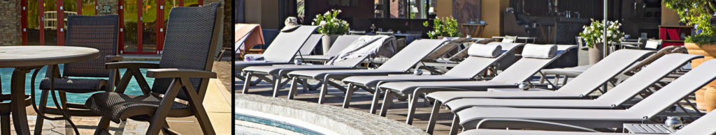Grosfillex Brand Resin Chaise Lounges