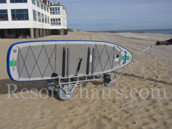 Custom Wheeleez Stand-Up Paddleboard Cart w/ Wheeleez – Resort Chairs
