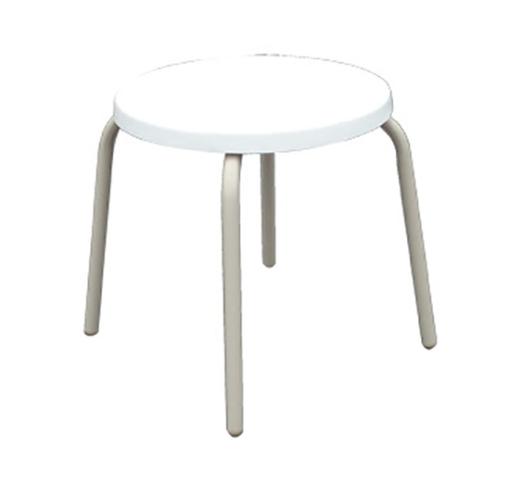 Windward Fiberglass 18" Stackable Side Table Resort Chairs