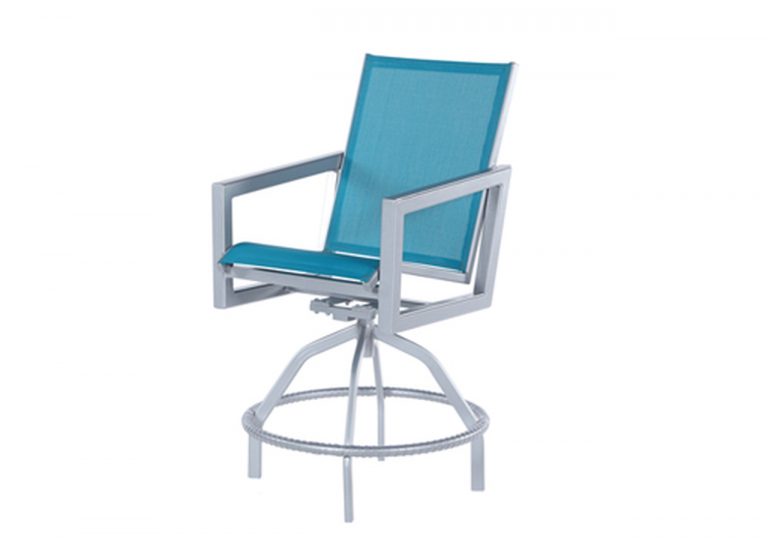 Windward Madrid Sling Swivel Balcony Chair Resort Chairs